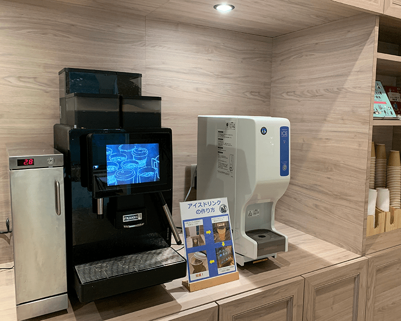 ところざわサクラタウンや歌舞伎座タワーでの角川クラフトコーヒーサービス写真